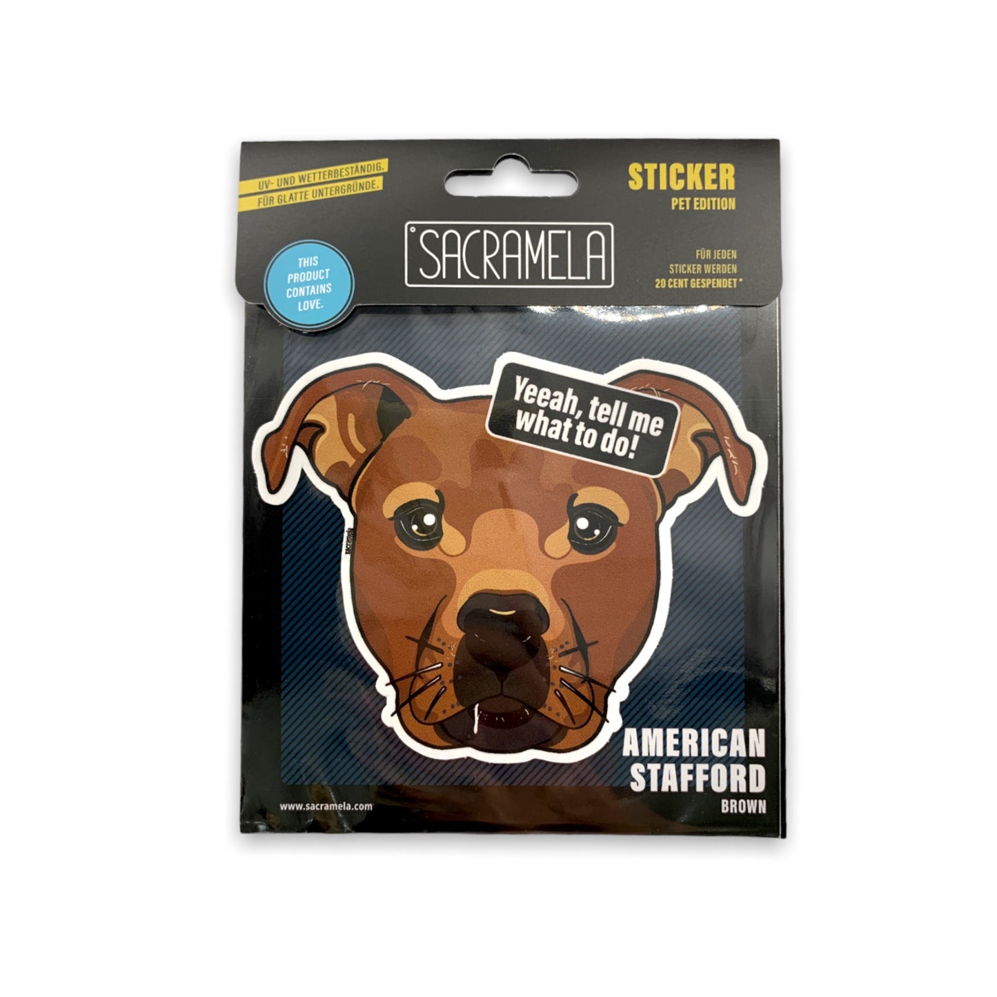 AMERICAN STAFFORDSHIRE TERRIER BROWN