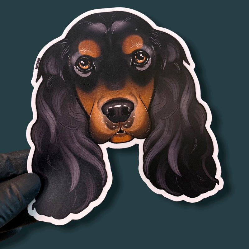 ENGLISH COCKER SPANIEL BLACK BROWN