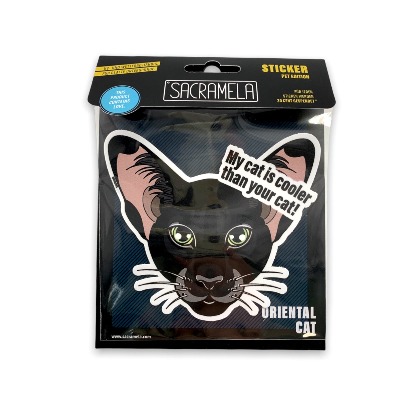ORIENTAL CAT BLACK