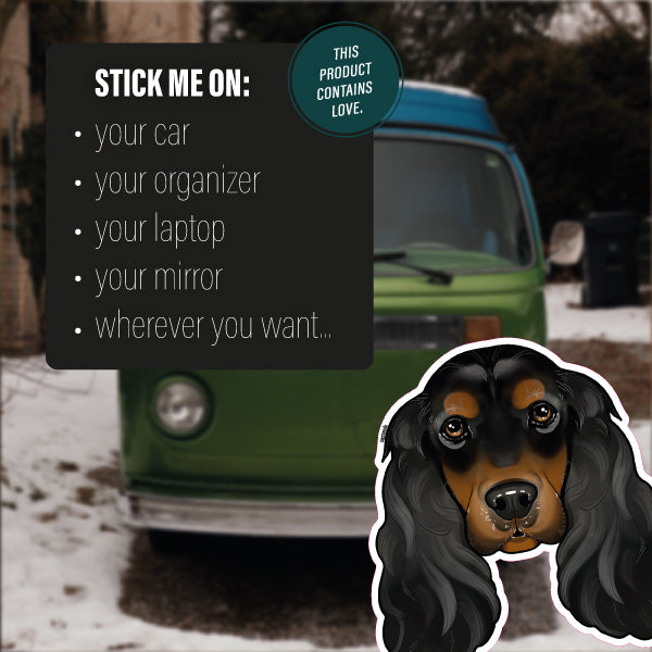 ENGLISH COCKER SPANIEL BLACK BROWN
