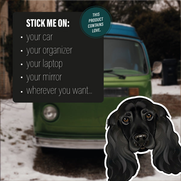ENGLISH COCKER SPANIEL BLACK