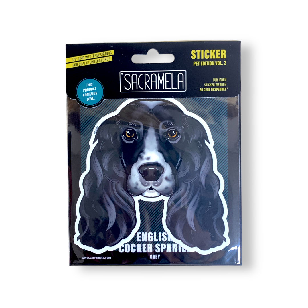 ENGLISH COCKER SPANIEL GREY