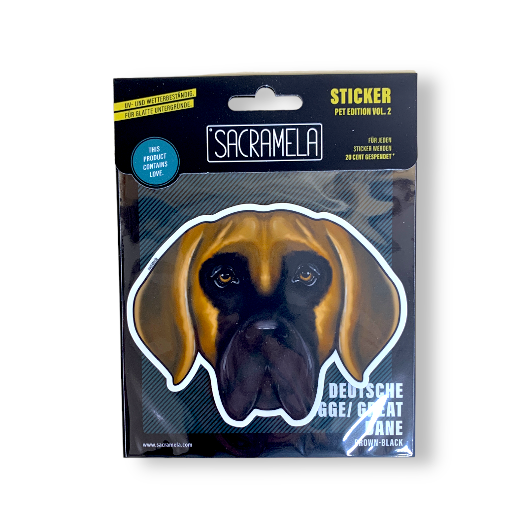 DEUTSCHE DOGGE BROWN BLACK