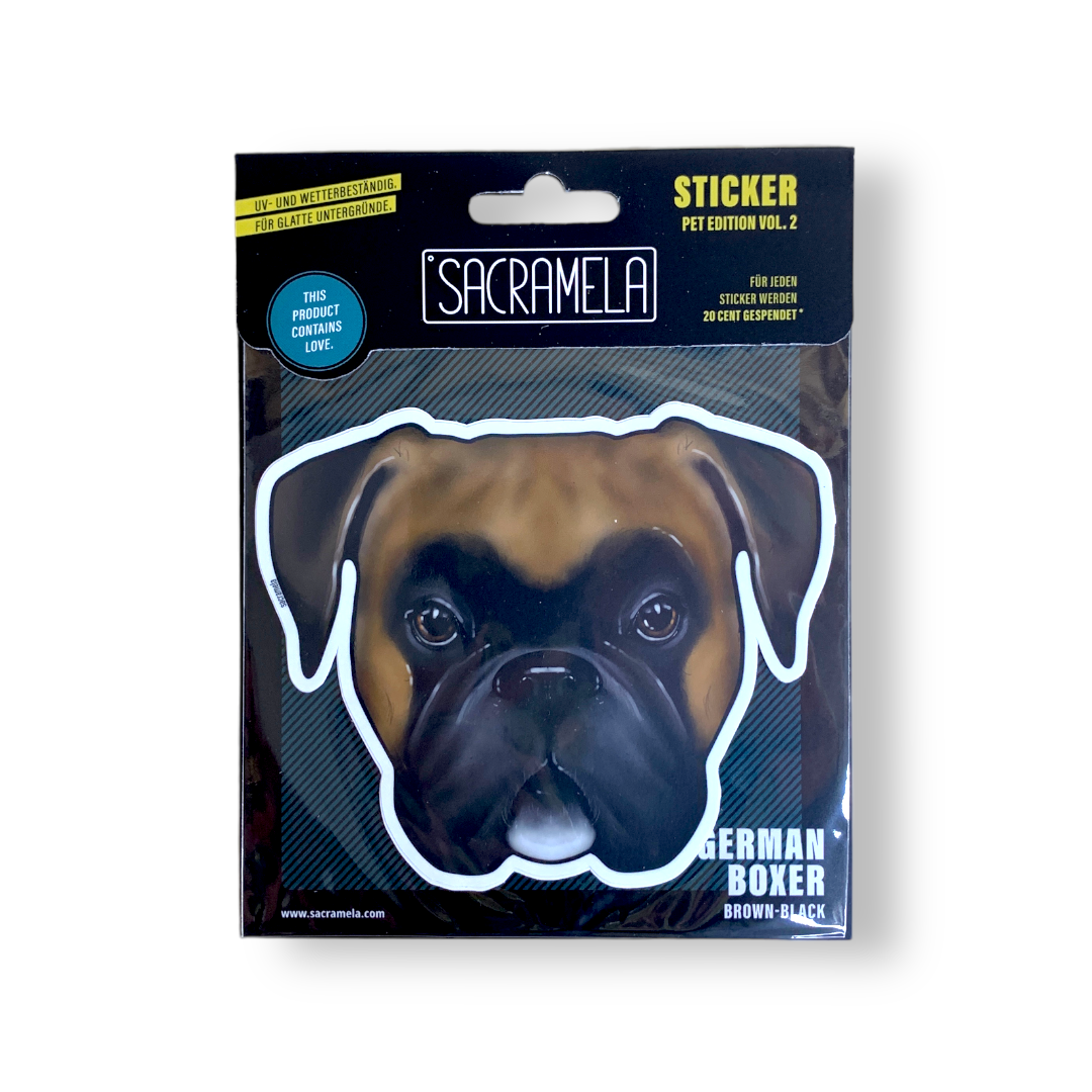 GERMAN BOXER BROWN BLACK