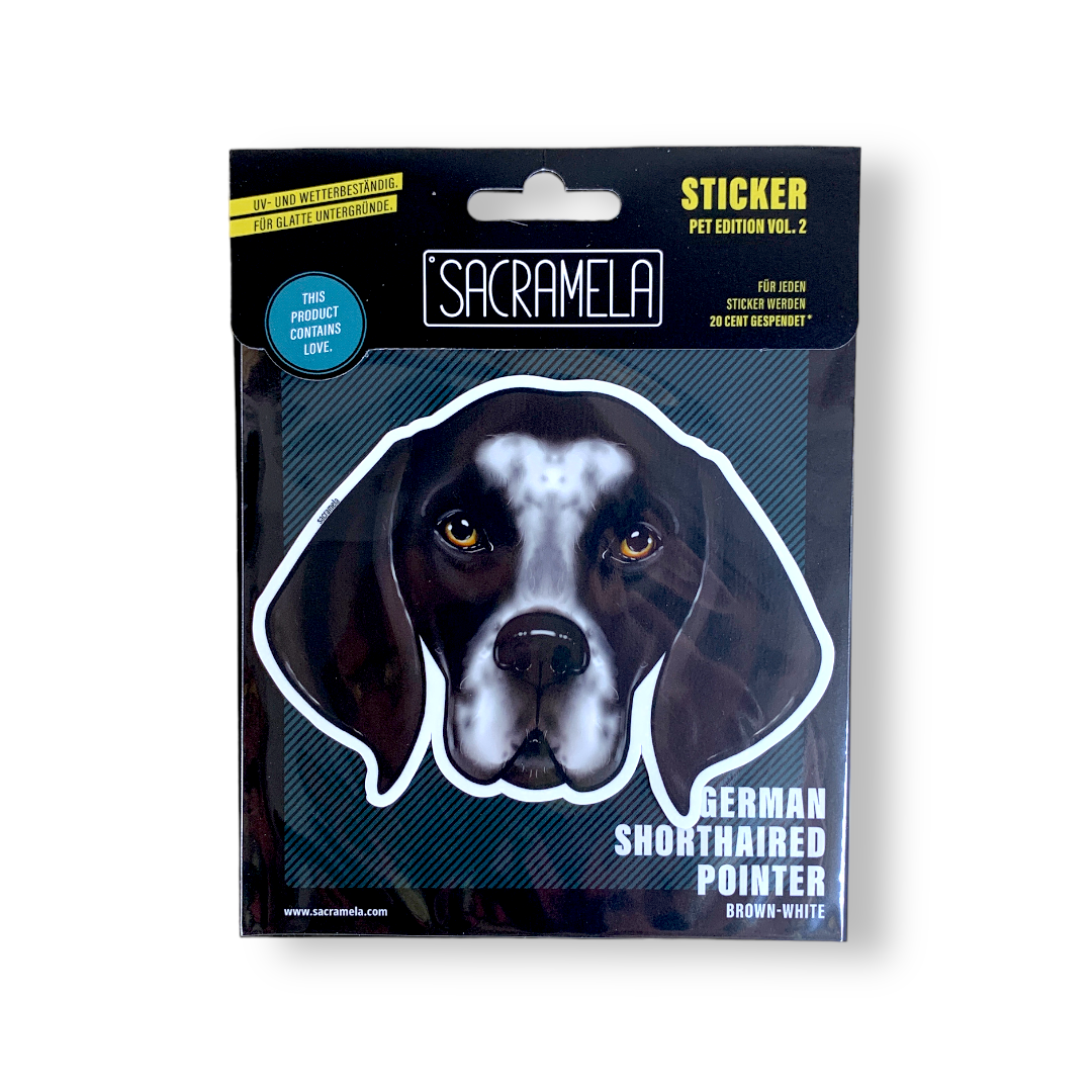 GERMAN SHORTHAIRED POINTER BROWN WHITE
