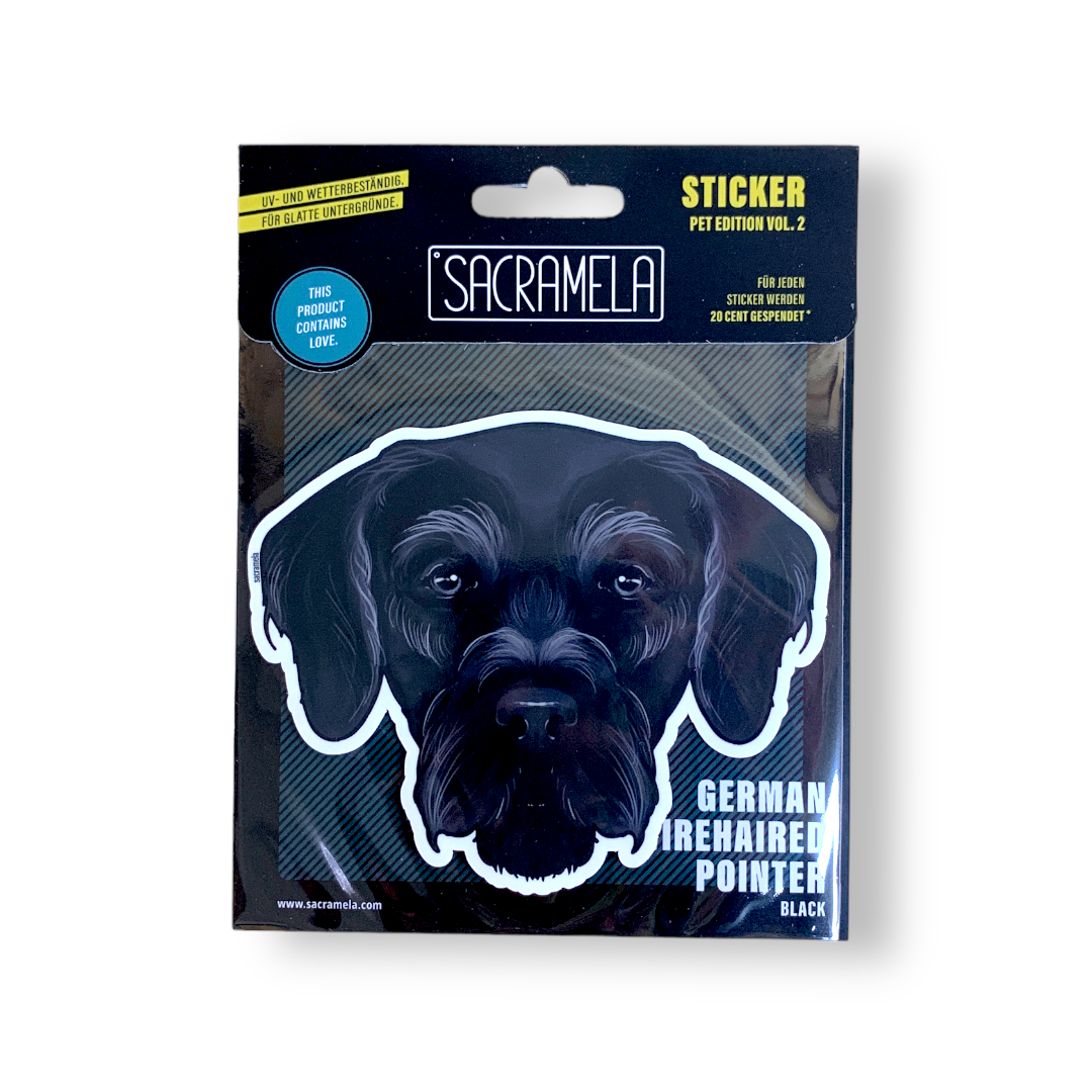 GERMAN WIREHAIRED POINTER BLACK