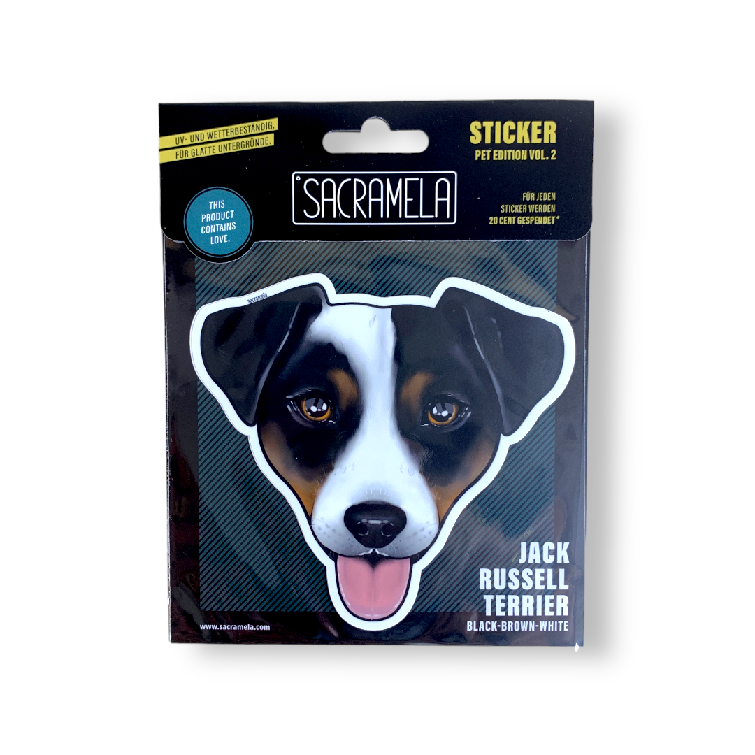 JACK RUSSELL TERRIER BLACK BROWN WHITE