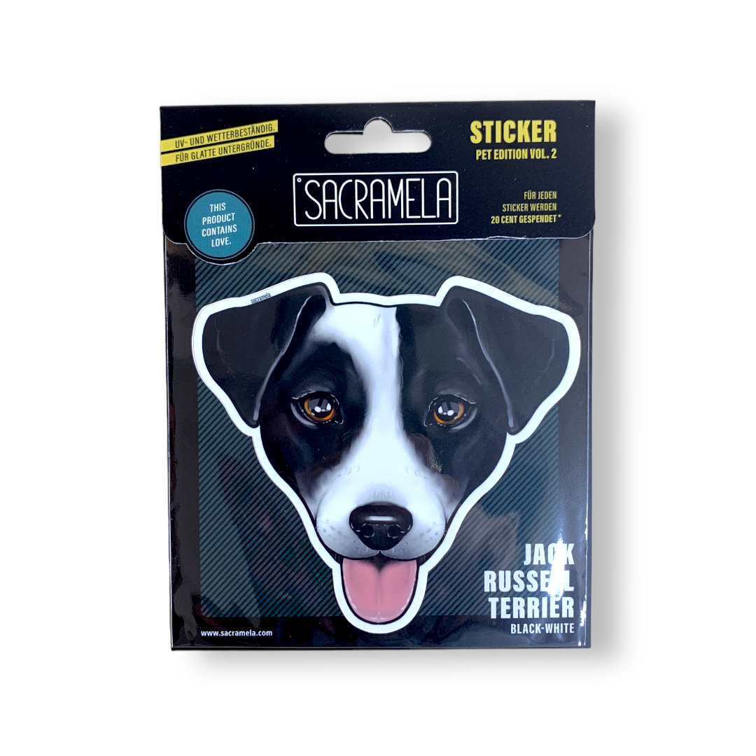 JACK RUSSELL TERRIER BLACK WHITE
