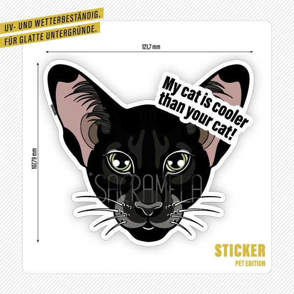 ORIENTAL CAT BLACK