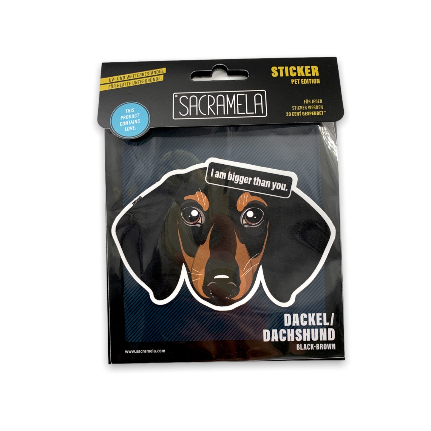 DACKEL SCHWARZ BRAUN
