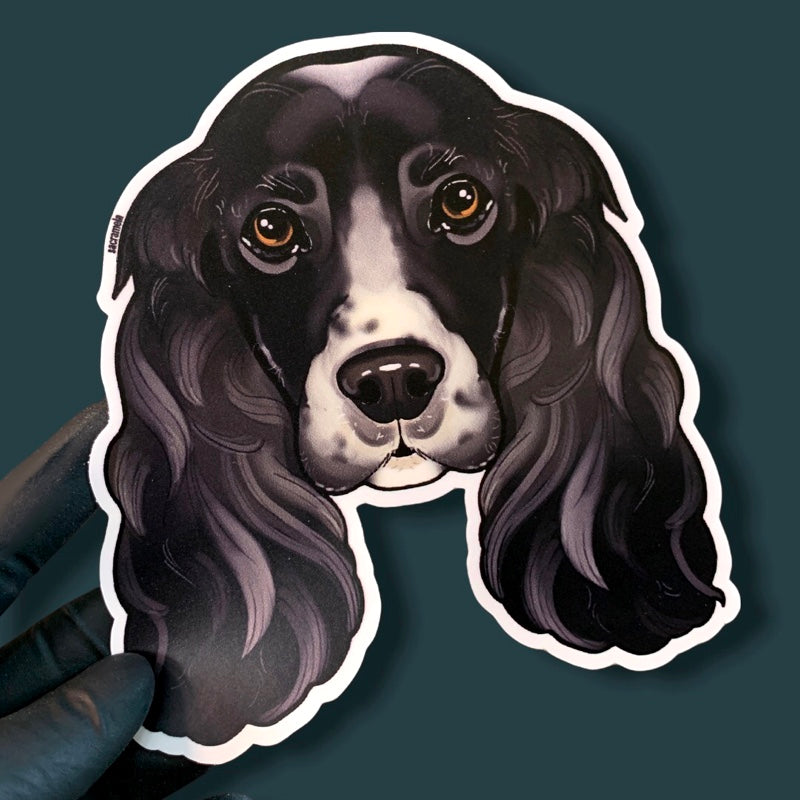 ENGLISH COCKER SPANIEL GREY