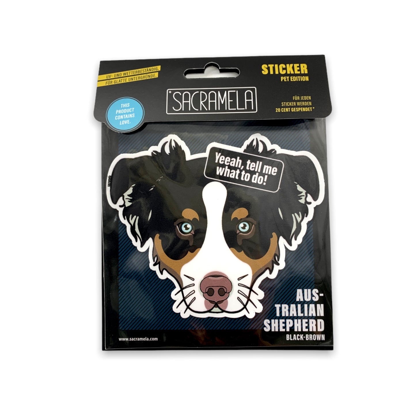 AUSTRALIAN SHEPHERD BLACK BROWN