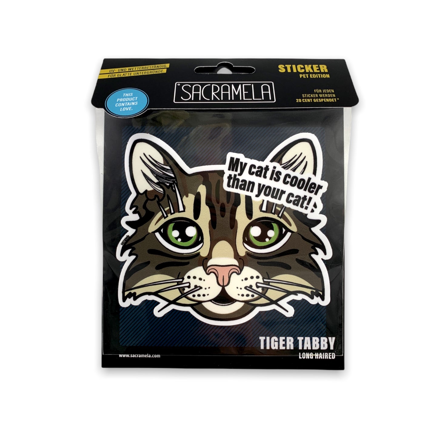 TIGER TABBY CAT LONGHAIRED