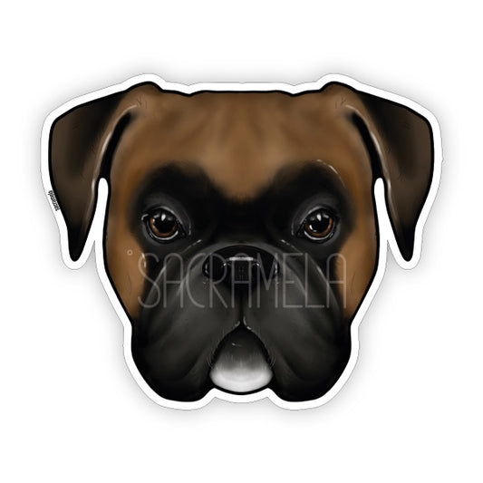 GERMAN BOXER BROWN BLACK