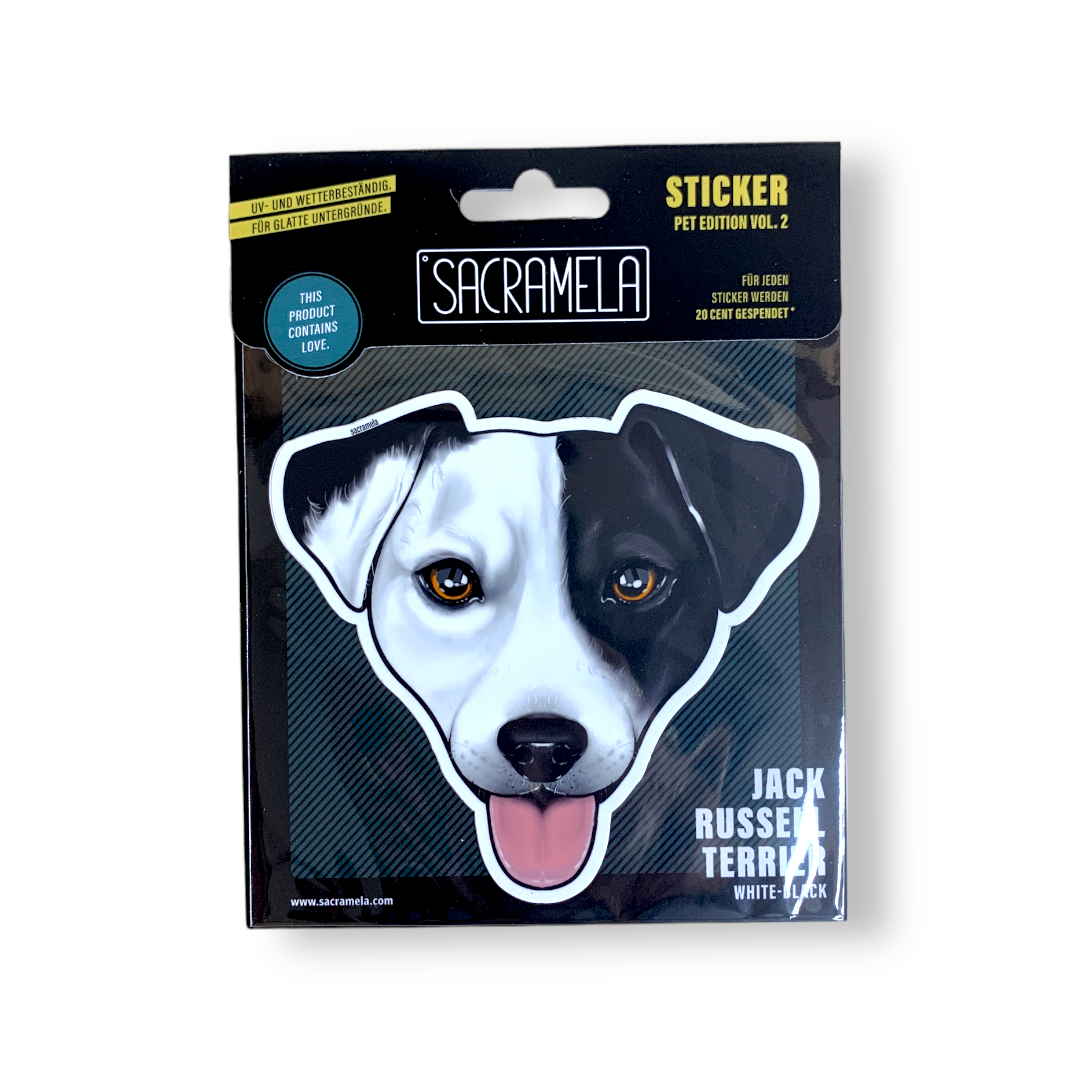 JACK RUSSELL TERRIER WHITE BLACK